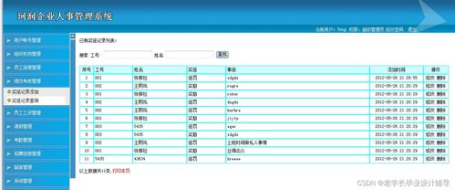 JavaWeb基于JSP的珂潤(rùn)企業(yè)人事管理系統(tǒng)開(kāi)發(fā) 課程設(shè)計(jì)、大作業(yè)與畢業(yè)設(shè)計(jì)源碼實(shí)踐